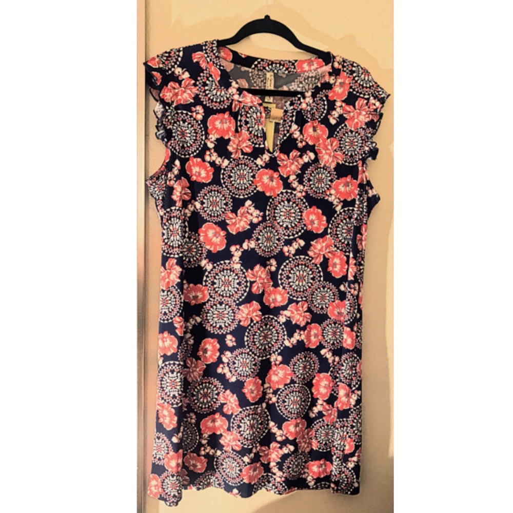 NWT♥️‼️Tropical Capsleeve Dress